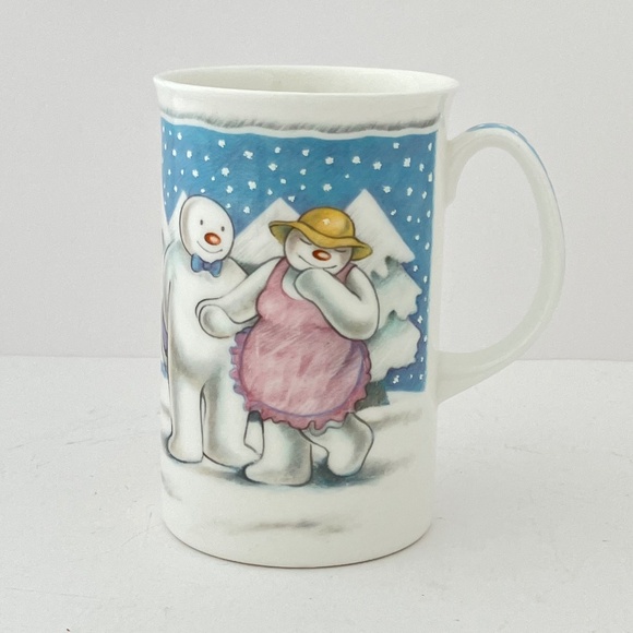 Royal Doulton Mug The Snowman Gift Collection The Party England 1985 Vintage - Picture 1 of 11